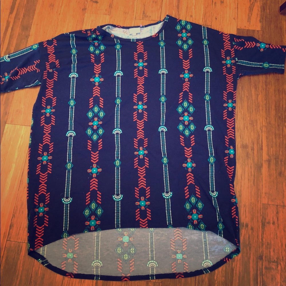 Lularoe Irma Aztec Design Shirt